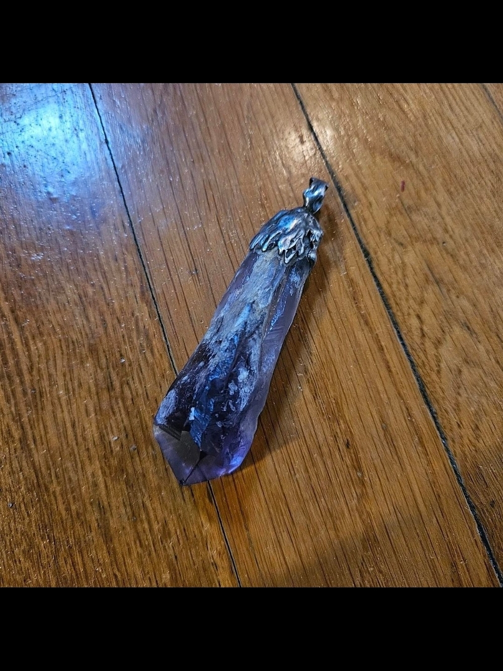 3" Long Amethyst Pendant